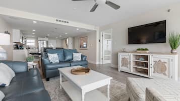 Smart TV, books, video library