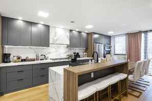 Fridge, microwave, oven, stovetop - Luxury Downtown Mansion! Garage Parking! Roofdeck! (Philadelphia)