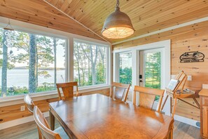 Dining - Oceanfront Frenchman Bay Home: Stunning View! (Lamoine)