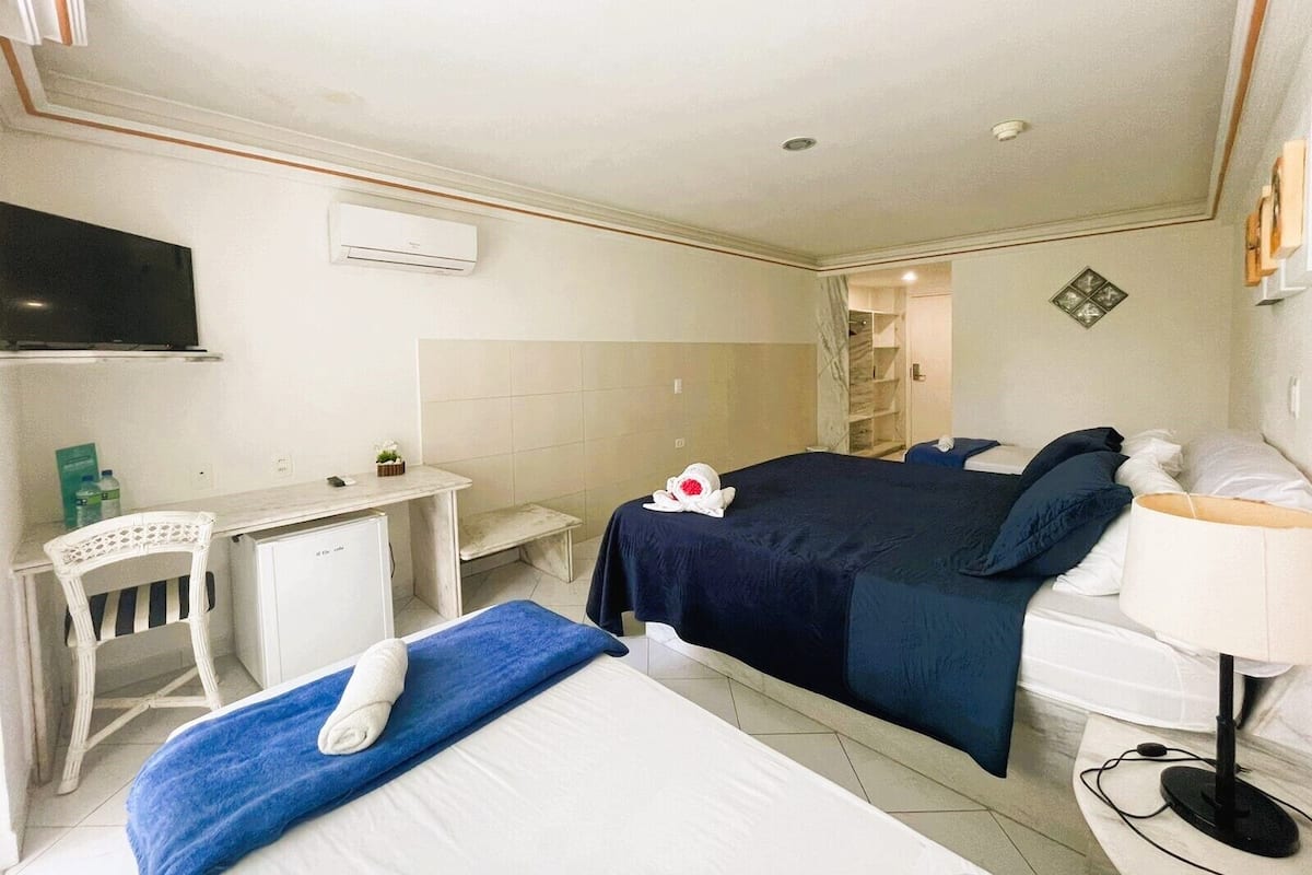 Luxo Vista Jardim Quadruplo | Wi-Fi gratuito, lenzuola