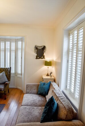 Smart TV, fireplace, DVD player, offices