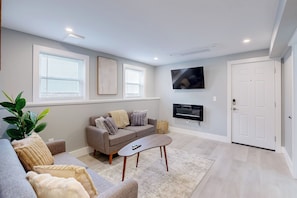 TV connectée, cheminée