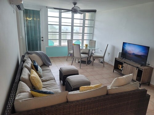 Ocean view fully furnished condo with pool
