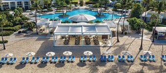 Luxury resort with beach, pool, many amenities