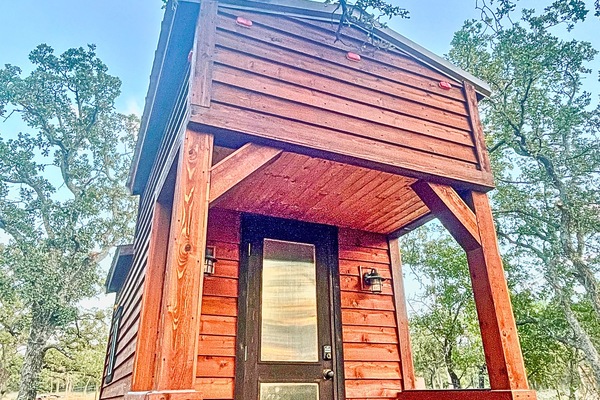 Front View of Love Byrd Tiny Home