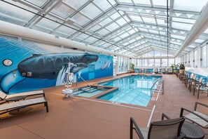 Indoor pool, a heated pool