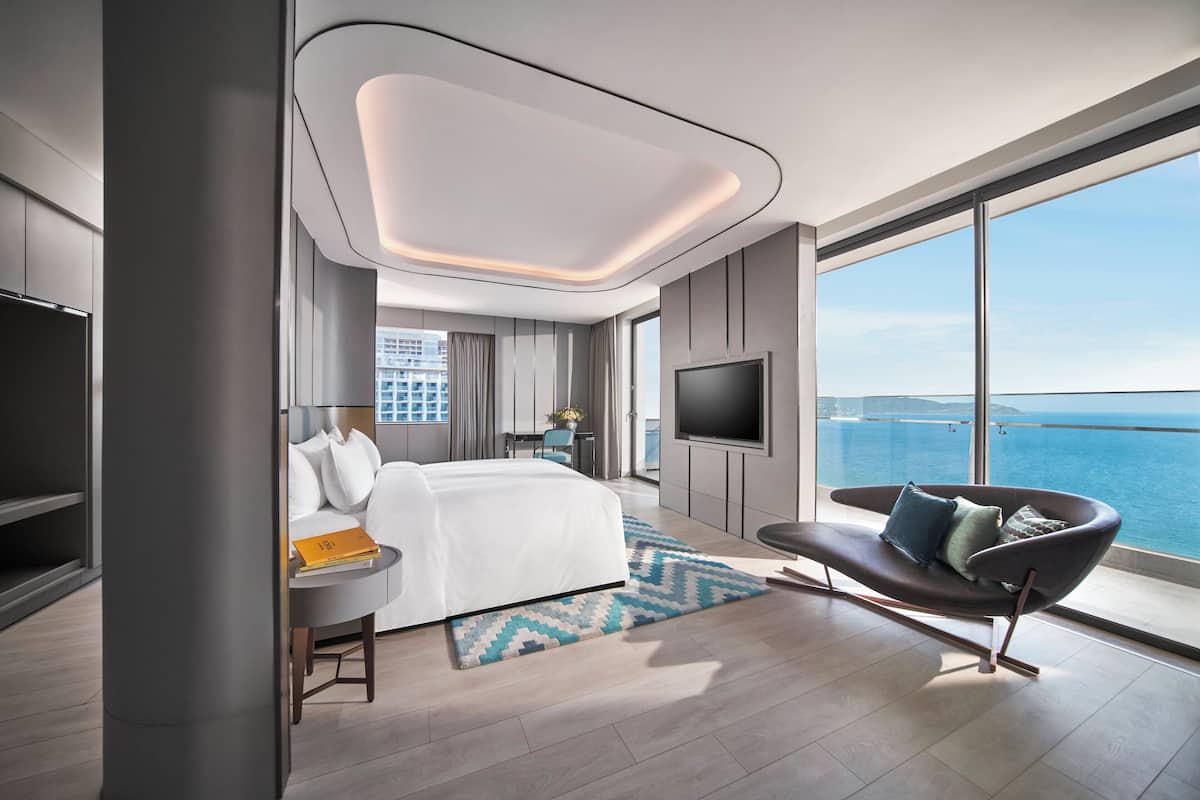 Sviitti, 1 suuri parisänky, merinäköala (Ma Belle) | Näkymä huoneesta