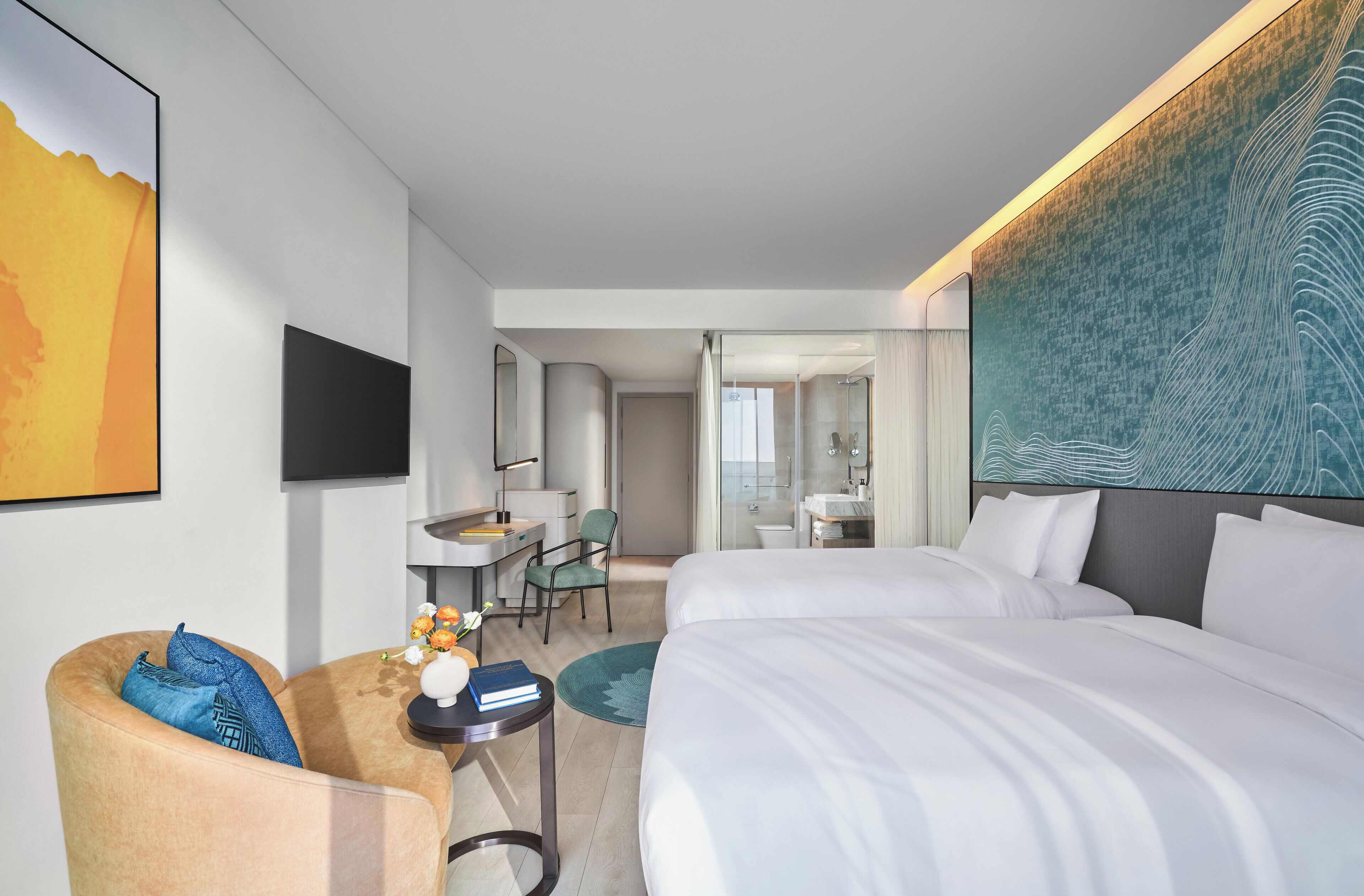 高級寢具、迷你吧、客房內保險箱、布置獨特