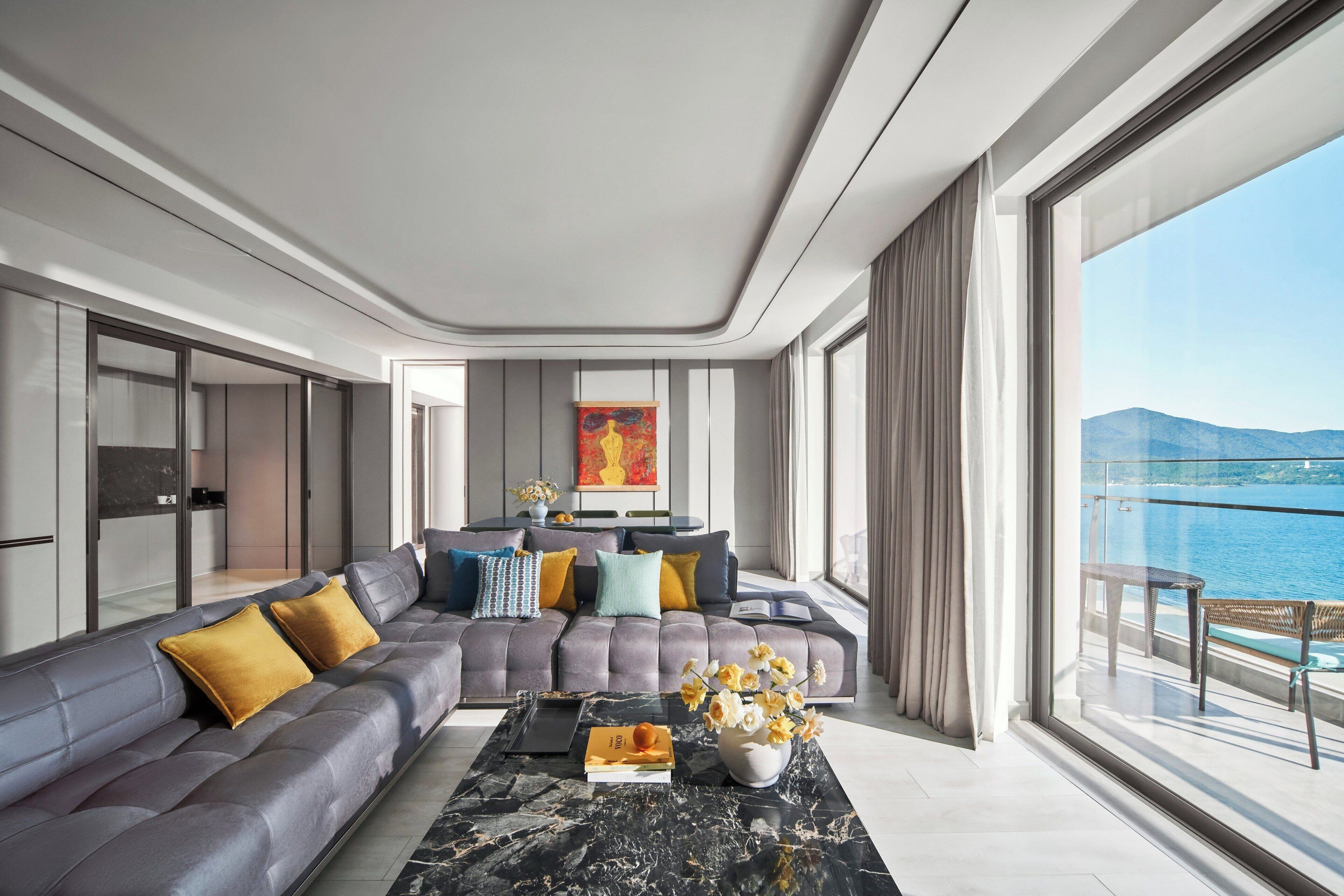 套房, 1 张特大床, 海景 (Ma Belle) | 高档床上用品、迷你吧、客房内保险箱、特色家居