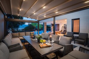 Dining - Beach Villa Valentina Apartment IX (Okrug Gornji)
