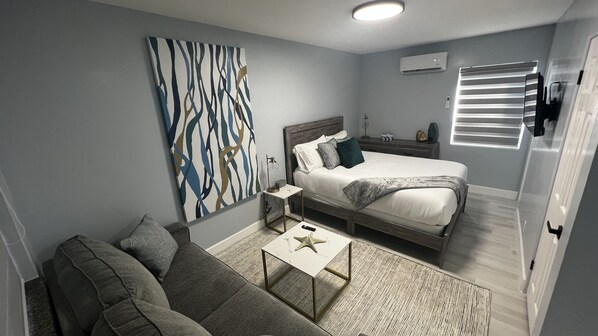 1 غرفة نوم ومكتب وواي فاي مجانًا وملاءات أسرّة