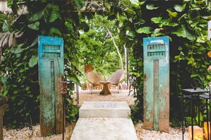 Overnattingsstedets uteområder