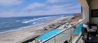 New Rosarito MX Beachfront Gem w/ 24 hour security - 9 Min to town 