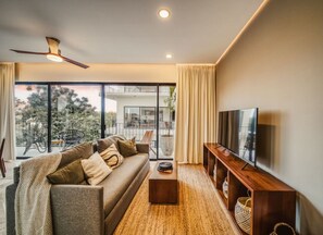 TV - Giada-Towers 213B · Complete 2BR Pool Gym Sauna WIFI | Close to Town (Tulum)