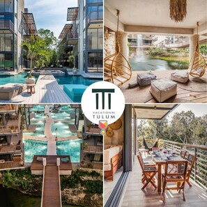 Piscine sur le toit