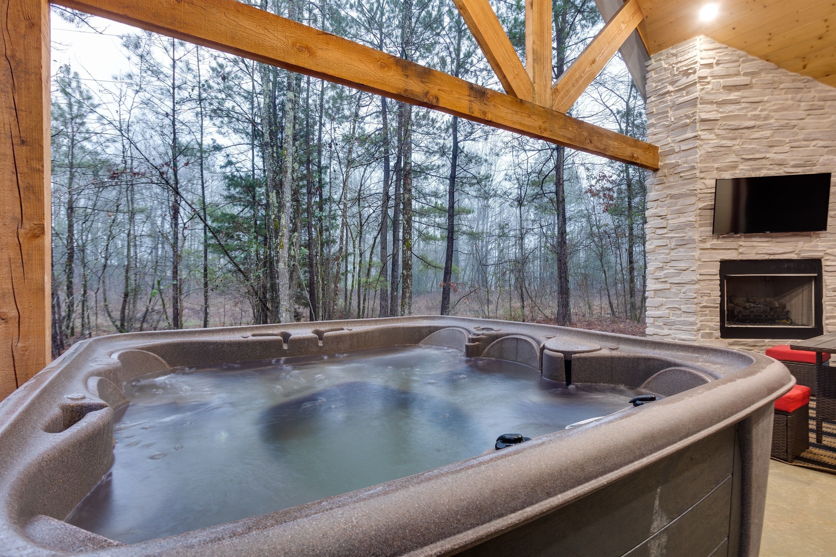 Bain à remous intérieur