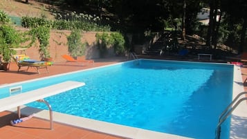 Et oppvarmet basseng