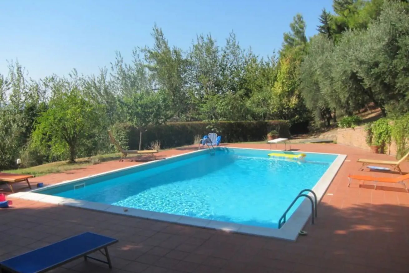 Una piscina climatizada