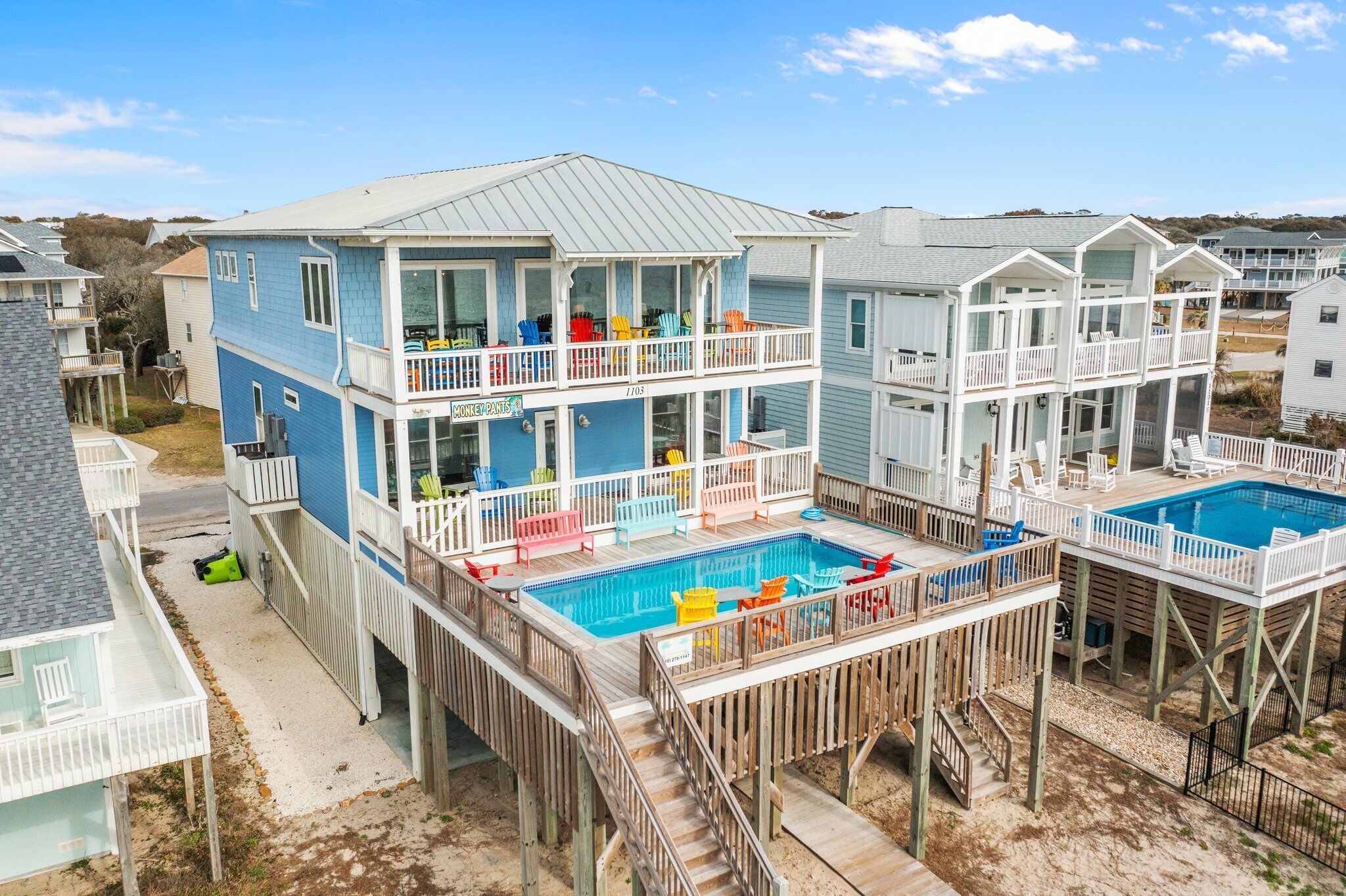 Spectacular Oceanfront Home w/ Private Pool & Elevator Overlooking the Pier