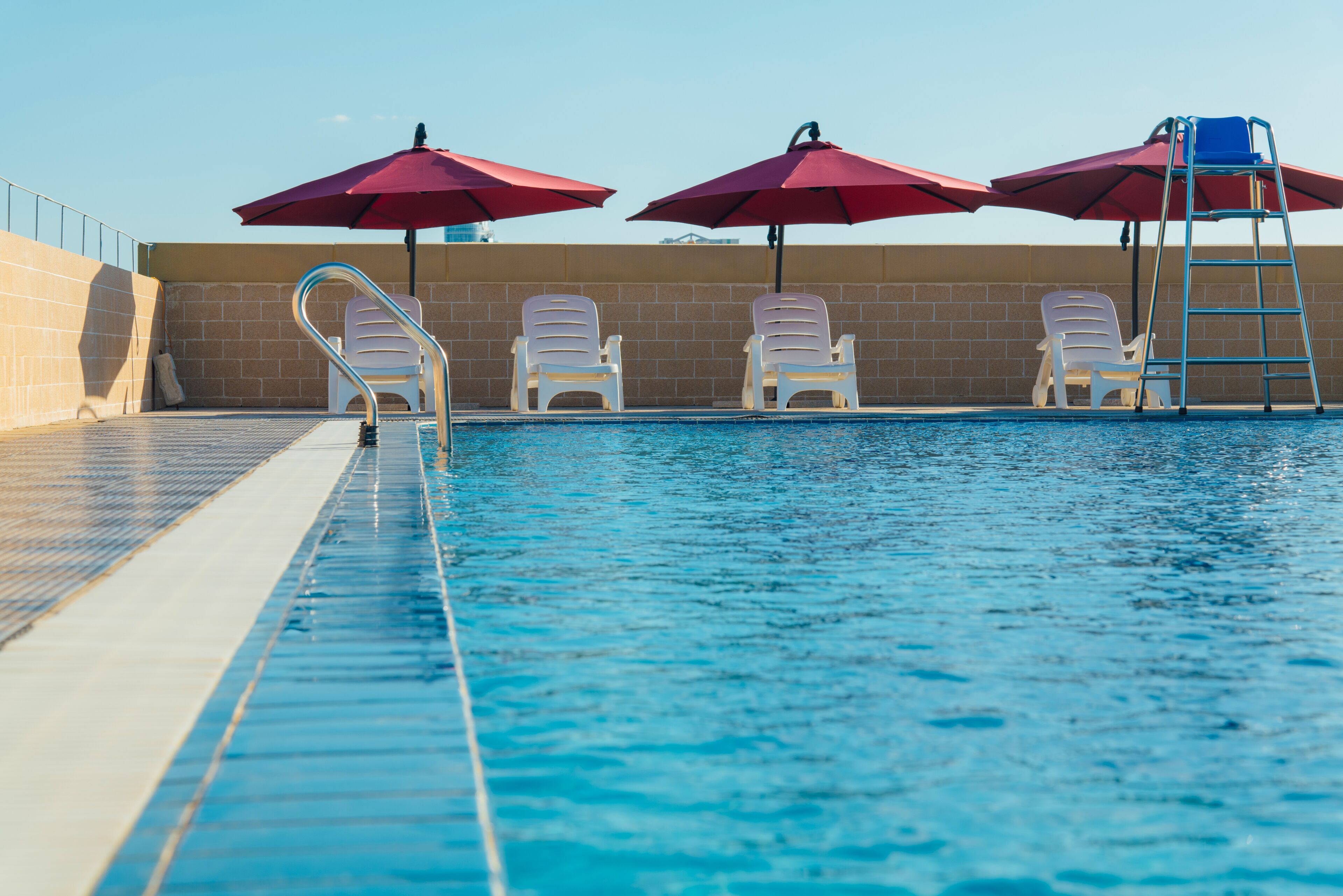 Alberca al aire libre por temporada 