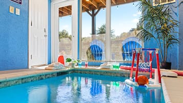 Indoor pool, a heated pool