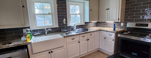 French country home on 10 acres, near Int. airport