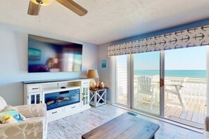 Smart TV - Oceanfront Top Floor Ocean Dunes, Bunk Room, Indoor/Outdoor Pools, Hot Tub, Tennis (Kure Beach)