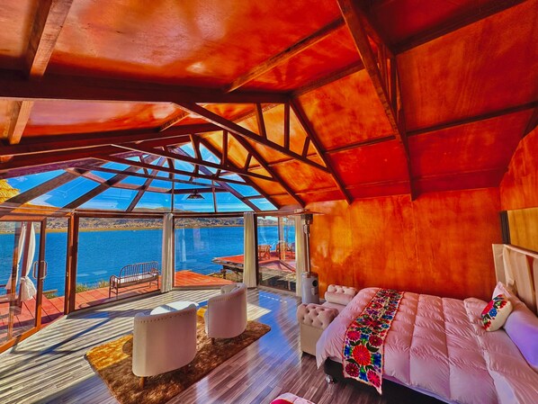 Habitación doble de lujo, vista al lago | Vista al lago