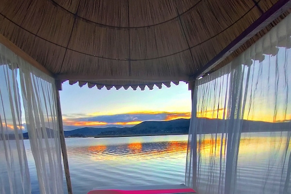 Panoramic Double or Twin Room, Lake View | Terrace/patio