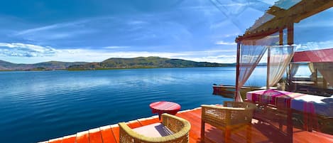 Luksus-værelse - 1 kingsize-seng - søudsigt | Søudsigt