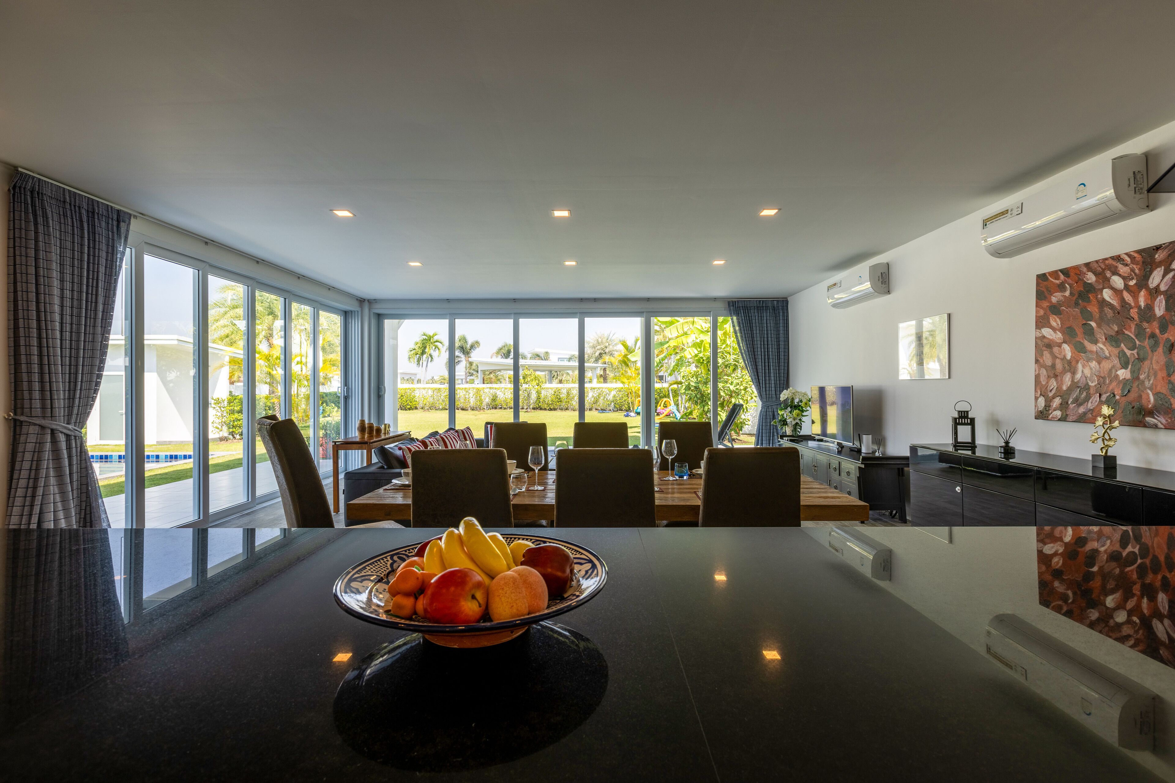 Luksushuvila | Oleskelualue