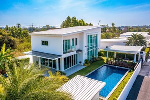 Aerial view - Modern 3 bedroom Pool Villa PG19 (Cha-am)