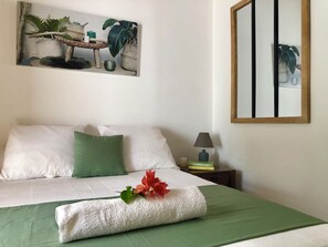 1 bedroom, iron/ironing board, travel crib, free WiFi