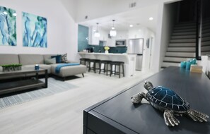 TV connectée, cheminée