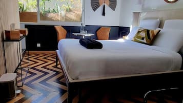 Premium bedding, memory-foam beds, minibar, individually decorated