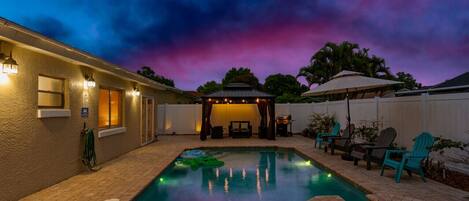 Una piscina climatizada