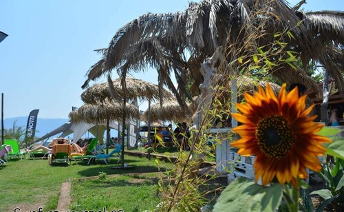Silver Cape Raches next to kite surf club
