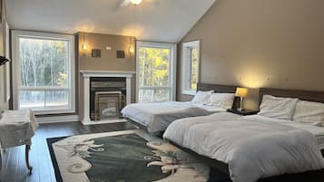 5 makuuhuonetta, työpöytä, silitysrauta/-lauta, ilmainen Wi-Fi