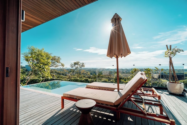 Villa exclusive, 1 très grand lit, vue sur l’océan (Villa) | Piscine privée