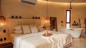 Luxury Villa, 1 King Bed | Premium bedding, minibar, in-room safe, individually decorated