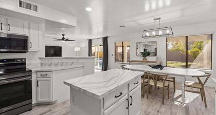 Sun-Drenched Terrace: Chic w/Grille, Firepit, Pool