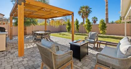 Sun-Drenched Terrace: Chic w/Grille, Firepit, Pool
