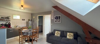 L'Arbre de Vy, T2 42m2 detached, sleeps 5, garage, near train station