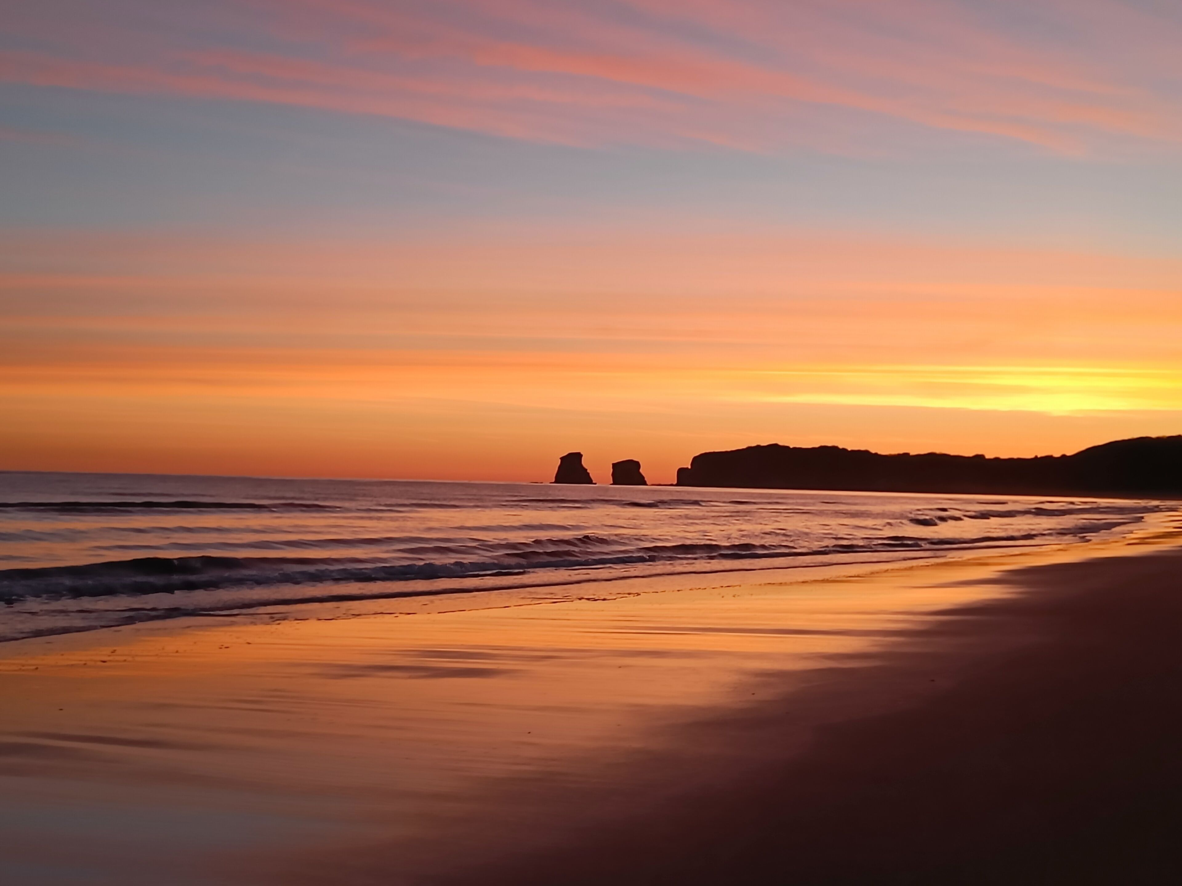 la grande plage d'Hendaye 
