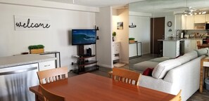 TV - Tradewinds Plaza Waikiki Oceanview Private Rental Sleeps 4 (Honolulu)