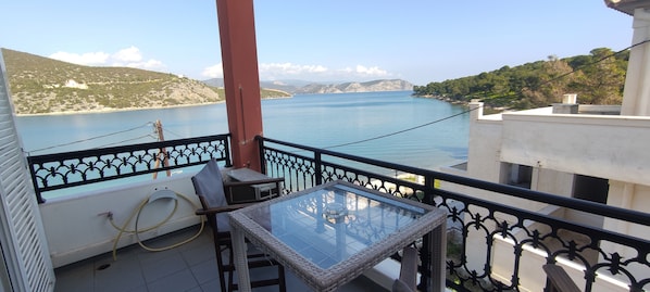 Apartamento, 1 quarto, sacada, vista para o mar | Vista do quarto