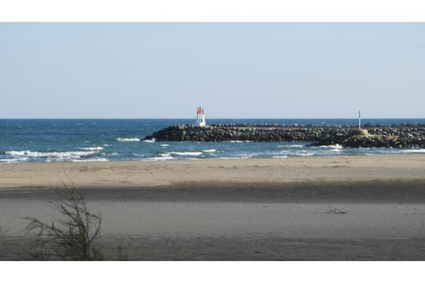 Accommodatie ligt op het strand