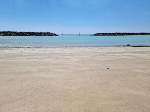Platja privada i tovalloles de platja 