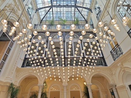 Terraza o patio. Palacio Gran Vía, Royal Hideaway hotel