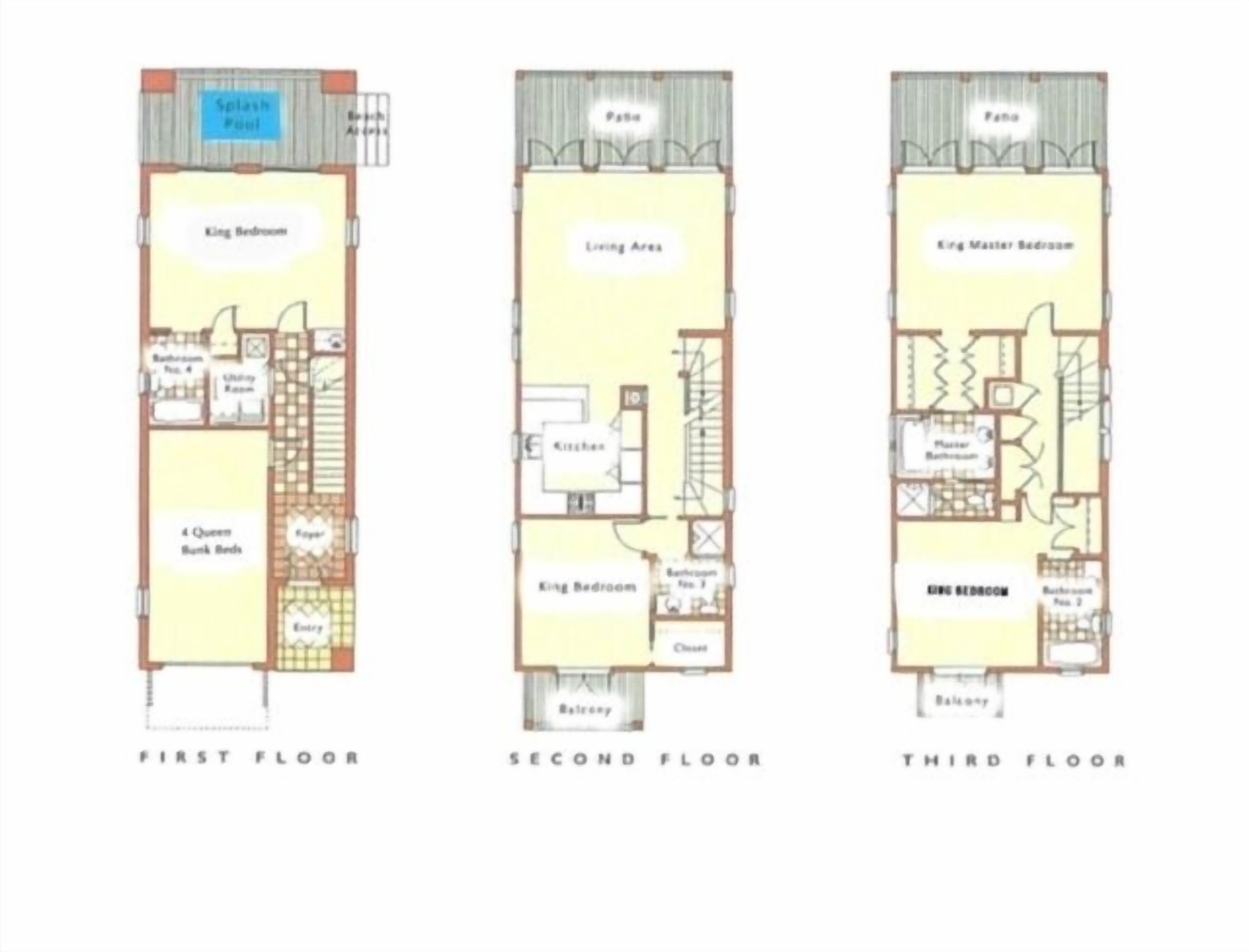 THE BROOKIE-FOUR KING BEDS-PRIVATE POOL-ELEVATOR-BEACH SERVICE!